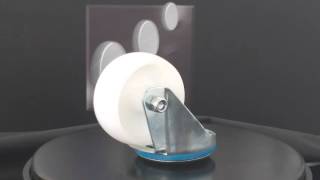 white bolt hole castor CDBH100NY firstcastors com