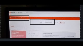 How to Fix disconnected from the Anydesk network || Anydesk Your Address Not Showing Issue