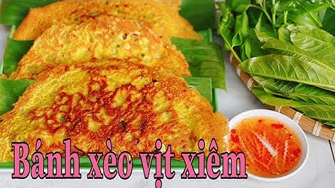 Bánh xèo vịt xiêm - củ hủ dừa - món ngon miền tây