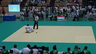 2018IH 女子柔道個人52kg級1回戦 瀬古 皇學館(三重県) 対 吉田 沖縄尚学(沖縄県)