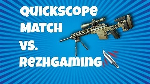 MW3 Quickscope Match Live "What a Shot!!" w/RezhGaming