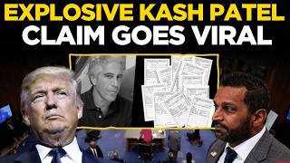 KASH PATEL HEARING LIVE The Point of No Return Patel s Secrets Finally Exposed US News LIVE
