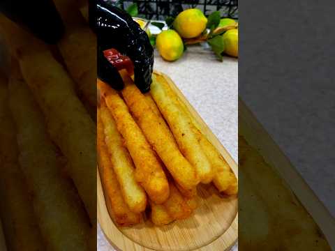 Трендвый Хрустящие картошки , которая готовится очень быстро. #тренд #картошкафри