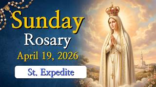 Holy Rosary Today | Sunday, April 19, 2026 | Overcoming Anxiety | St. Expedite