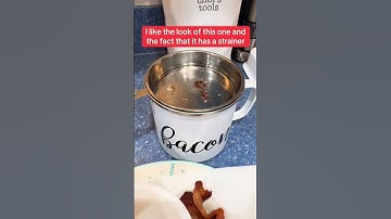 The best bacon grease container for your stylish kitchen. #baconlovers