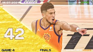 Devin Booker Full Highlights vs Bucks G4 NBA Finals ● 42 POINTS! ● 14.07.2021 ● 60FPS
