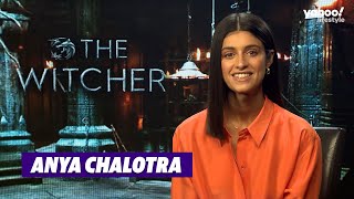 The Witcher's Anya Chalotra reveals how she relaxes after an intense day on set | Yahoo Australia