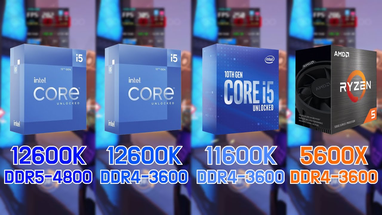 Intel Core i5-12600K Performance Test (vs Core i5-11600K vs Ryzen