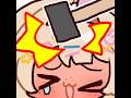 dumb bunny tries to draw with her new drawing tablet