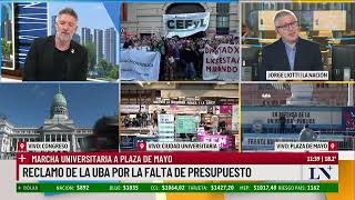 Marcha federal universitaria en 'defensa de la educación pública'; el análisis de Jorge Liotti