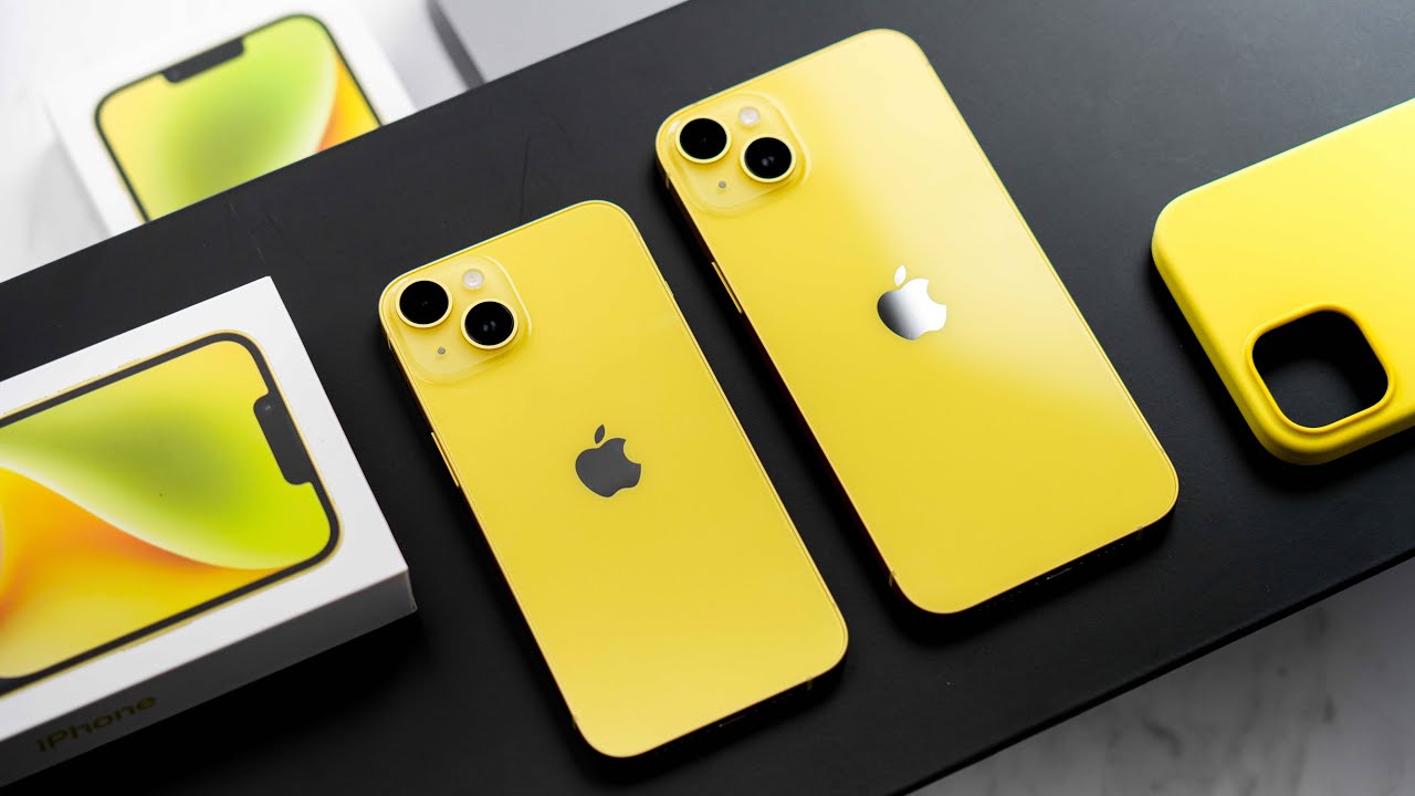 Apple iPhone 14 and 14 Plus Yellow First Look