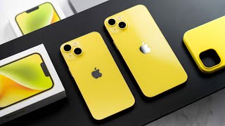 YELLOW iPhone 14 and 14 Plus Unboxing - Is it Worth It?