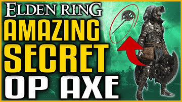Elden Ring Rosus Axe Location POWERFUL AXE DESTROYS WITH SECRET HIDDEN ASH OF WAR|