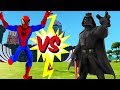 Человек Паук VS Дарт Вейдер игра летсплей и Тачки Машинки Дисней Spider Man VS Darth Vader