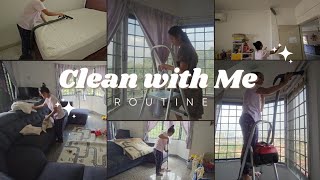 Cleaning Motivation | Stay at home mom routine | Spring cleaning with me | Music clean with me