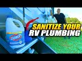 💦 How to Sanitize Your RV Fresh Water Tank & Plumbing System!