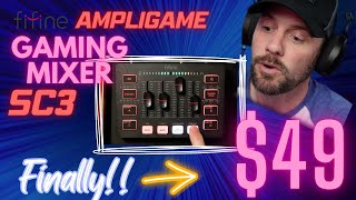 It's About Time!!! The FiFine Ampligame SC3 Gaming Mixer for just $49 -  uh...WHAT!