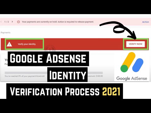 How To Verify Adsense Account || Google Adsense Identity Verification Process ||  -  In Hindi