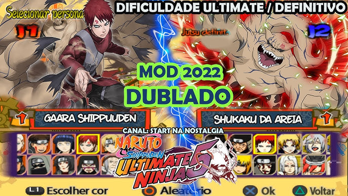 Naruto Shippuden Ultimate Ninja 5 - PT BR - ISO PS2 /OPL - 2022 