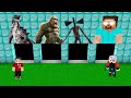 YANLIŞ CANAVAR MAĞARASINI SEÇERSEN ÖLÜRSÜN!😱 - Minecraft (Godzilla Kingkong Sirenkafa Herobrine)