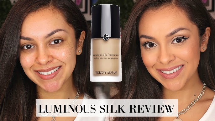 GIORGIO ARMANI LUMINOUS SILK FOUNDATION TRY ON & REVIEW 