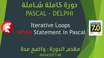 029     PASCAL AND DELPHI TUTORIAL Iterative Loops While Statement in Pascal