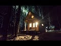 First overnight at the cabin  this man only eats wild food ep5
