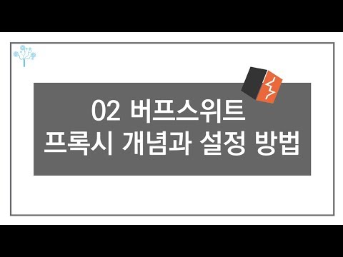 (버프스위트를 활용한 웹 모의해킹 시리즈) 02 버프스위트 프록시 개념과 설정 방법