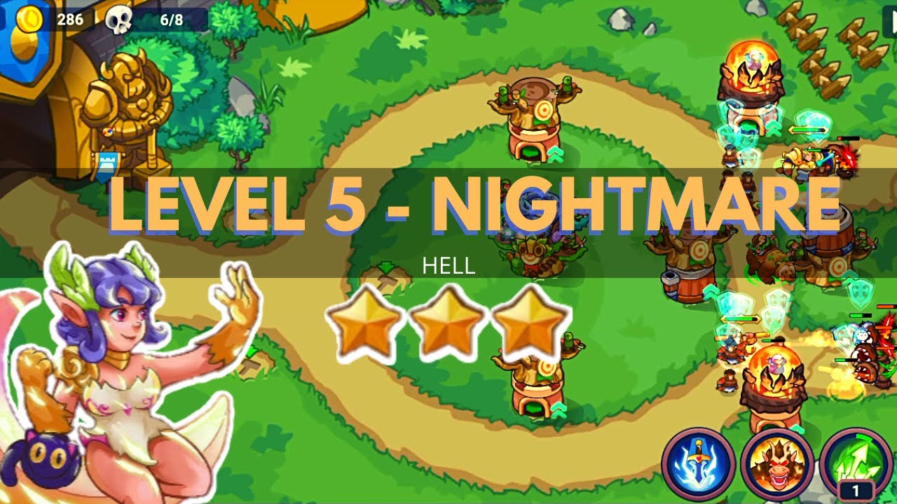 King of Defense 2: Level 5 NIGHTMARE / GAMEPLAY  / GUIDE / WALKTHROUGH