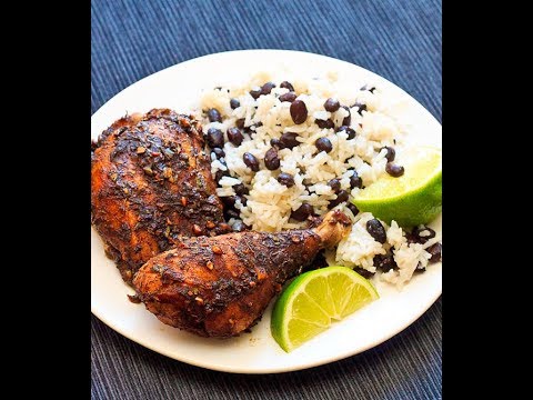 Jamaican Jerk Chicken with Coconut Rice and Beans || Cook Pic