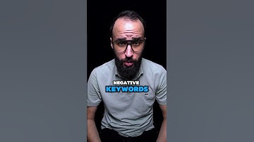 Save Money on Amazon Ads with Negative Keywords 💡💰  #amazonfba #amazonads