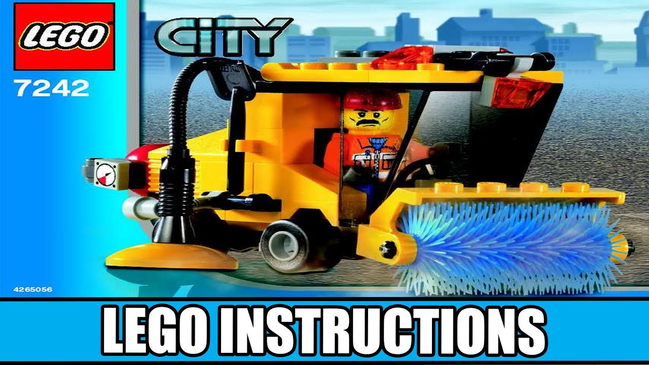 Disse Under ~ oversættelse LEGO Instructions | City | 7242 | Street Sweeper - YouTube