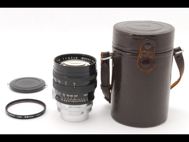 Rare/Exc+] Nikon NIKKOR-S.C 8.5cm 85mm f/1.5 Lens Leica L39