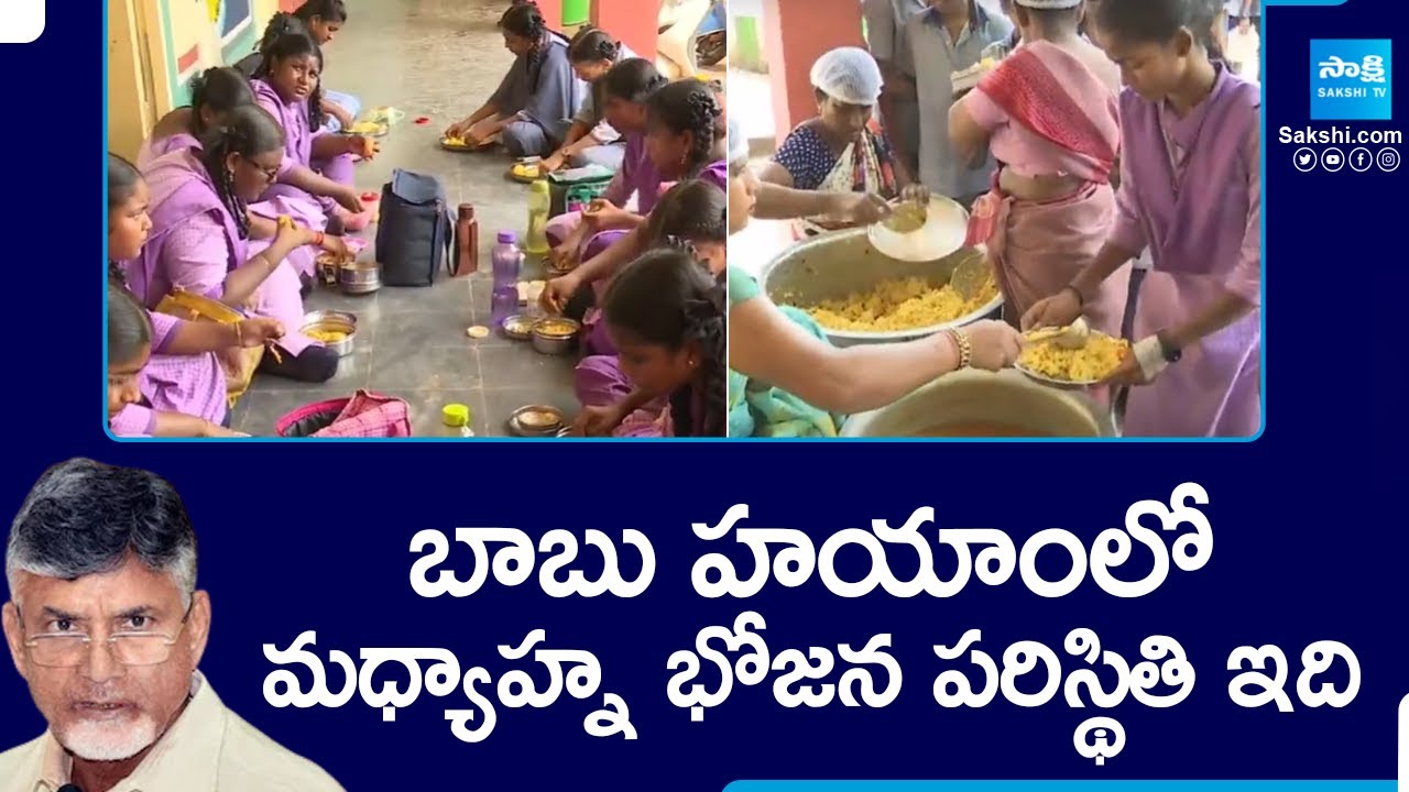 Government School Students About Mid Day Meals In Schools | Chandrababu | ‪