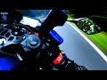 2022 yamaha yzf r3 pushing fast pure sound rawquickshifter