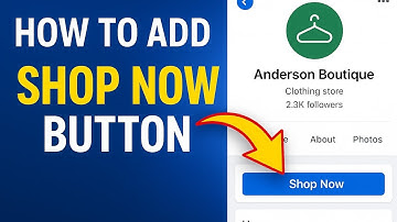 How To Add Shop Now Button To Facebook Page