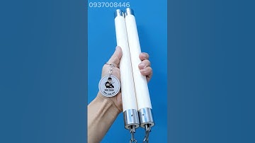 Côn gỗ Bạch lạp đầu xoay inox 304, bọc inox 304 (2 đầu)