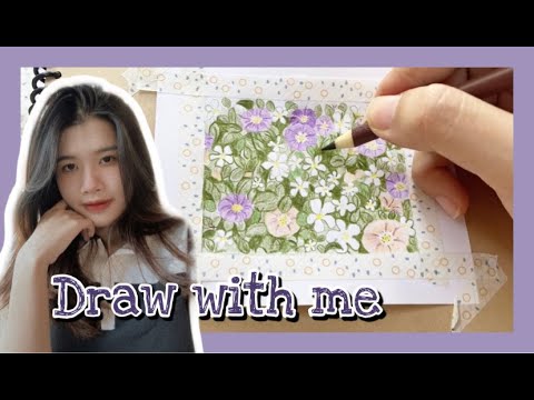 Tranh Màu Chì - DRAW WITH ME II Vẽ tranh với bút chì màu II Di Di Art