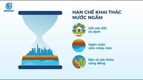 Hạn chế khai thác nước ngầm – Hành động vì nguồn nước bền vững