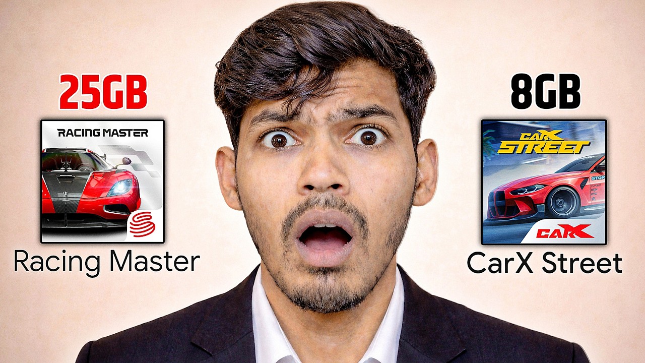 THE 25GB GAME LOST?! 😳 | RACING MASTER VS CARX STREET