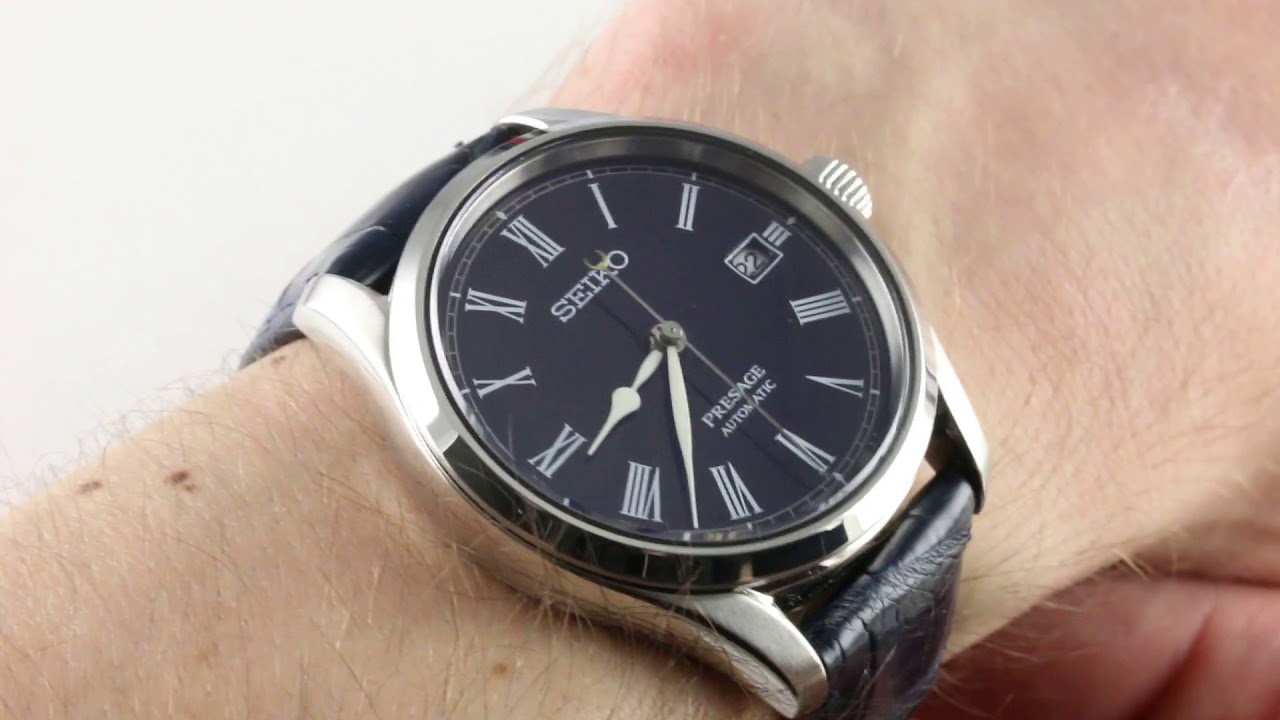 Seiko Presage Blue Enamel Limited Edition SPB069 Luxury Watch Review -  YouTube