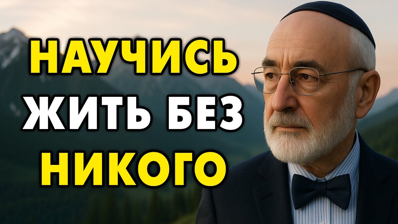 Научись Жить без Никого! И ваша жизнь преобразится. Еврейская мудрость
