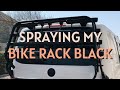 VW T5 Van Bike Rack Spray Paint and Refurbish | The Slowworms