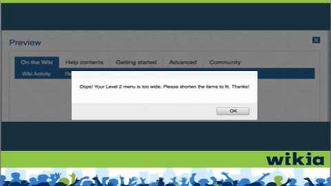 How to edit your wiki