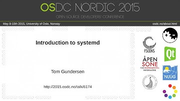 Tom Gundersen - Introduction to systemd