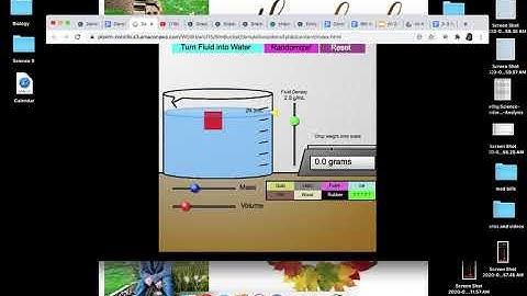 density virtual lab explained