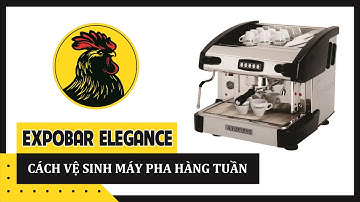 Máy pha cafe Expobar 1 group | Cách vệ sinh máy pha cà phê hàng tuần