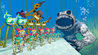 NEW UNDERWATER Roblox Innyume Smiley's Zoonomaly Monsters Poppy Playtime 3 Spartan Kicking Gmod !