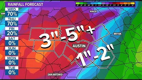 LIVE: Austin weather update ahead of heavy tropical rain 10/13 | KVUE