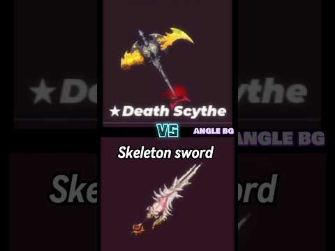 Scythe VS Skeleton Sword in Skyblock Blockmango! #blockman #skyblock #comprasion
